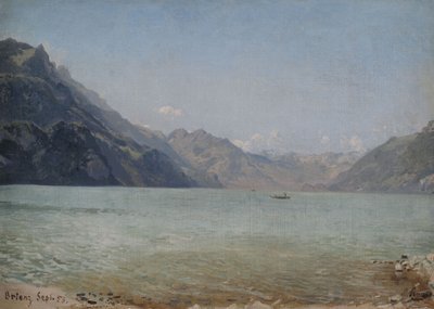 Am Brienzersee von Ludwig Knaus